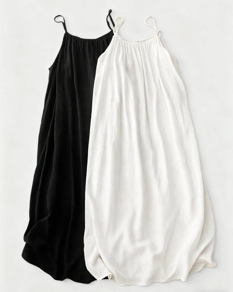🎁LAST DAY SALE 89% OFF 🔥Women's Solid Color Backless Cami NightDress