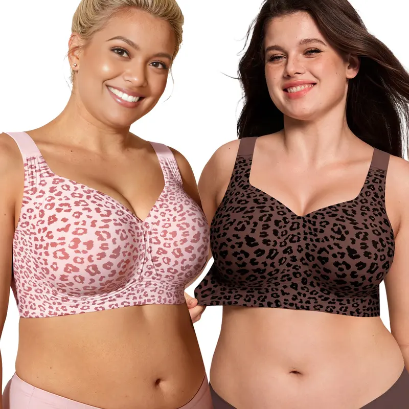Women's Wireless Supportive Bra - Full Coverage Comfort