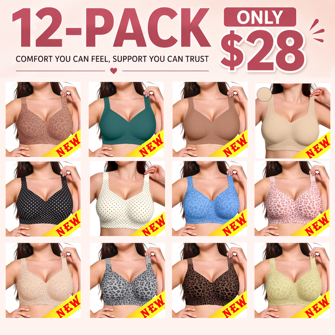 Women's Wireless Supportive Bra - Full Coverage Comfort