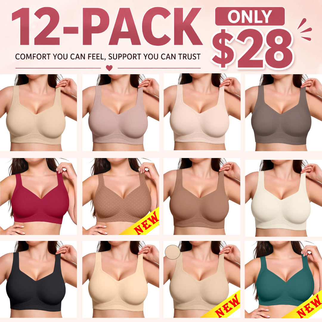 Women's Wireless Supportive Bra - Full Coverage Comfort