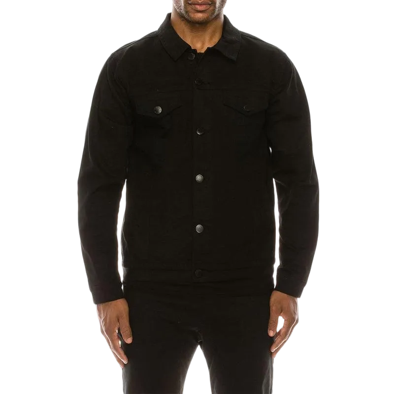 Men's Essential Colored Cotton Denim Jacket