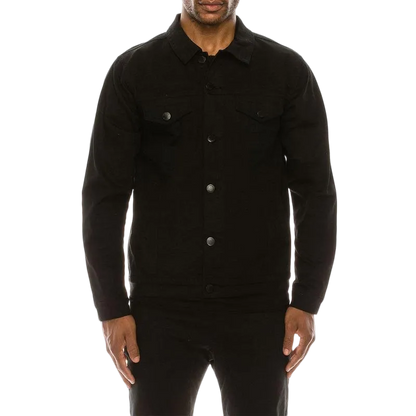 Men's Essential Colored Cotton Denim Jacket