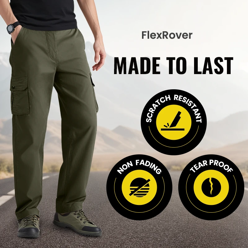 FlexRover - Ultra Comfort Flex Fit Cargo Pants