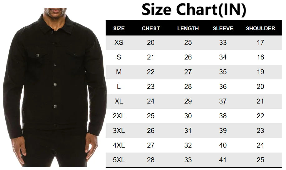 Men's Essential Colored Cotton Denim Jacket
