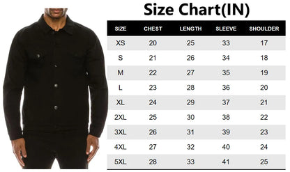 Men's Essential Colored Cotton Denim Jacket