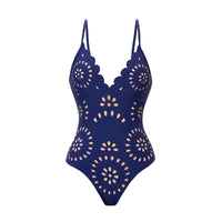Navy one piece swimsuit