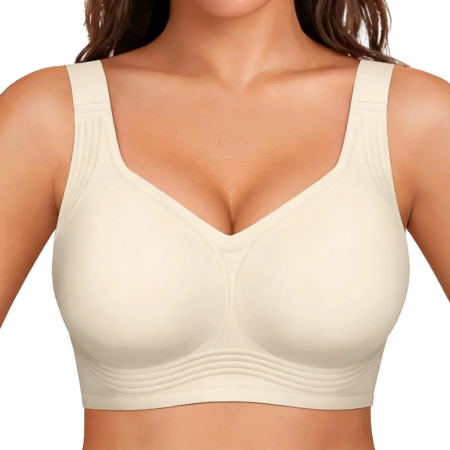 Women's Wireless Supportive Bra - Full Coverage Comfort