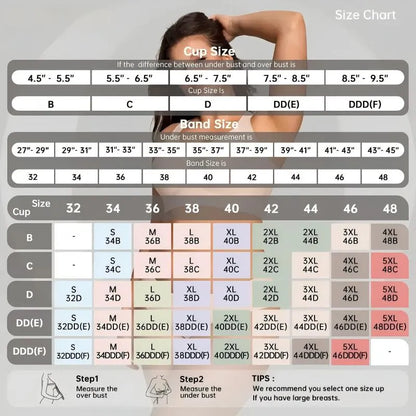 Women's Wireless Supportive Bra - Full Coverage Comfort