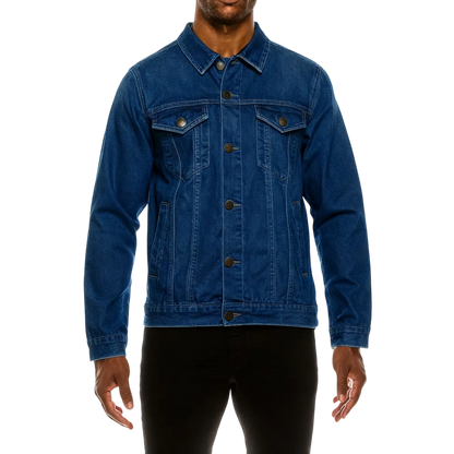 Men's Essential Colored Cotton Denim Jacket