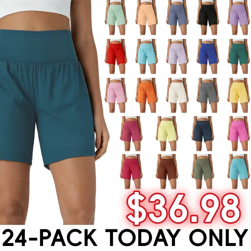 💝Last day promotion⏰Piece Softlyzero Airy Super High Waisted  Cool Touch Yoga Shorts
