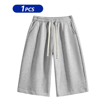 Women's Solid Color Casual Shorts with Belt, Breathable Summer Bermuda Shorts with Pockets, Relaxed Fit Everyday Shorts|Gender-Neutral Style