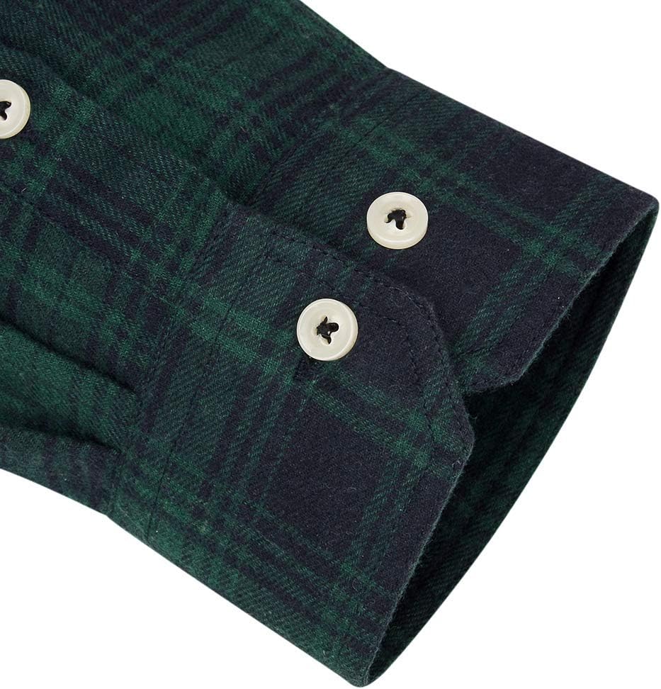 💫Clearance Sale🔥Men's Flannel Shirt Long Sleeve Button Down 100% Cotton