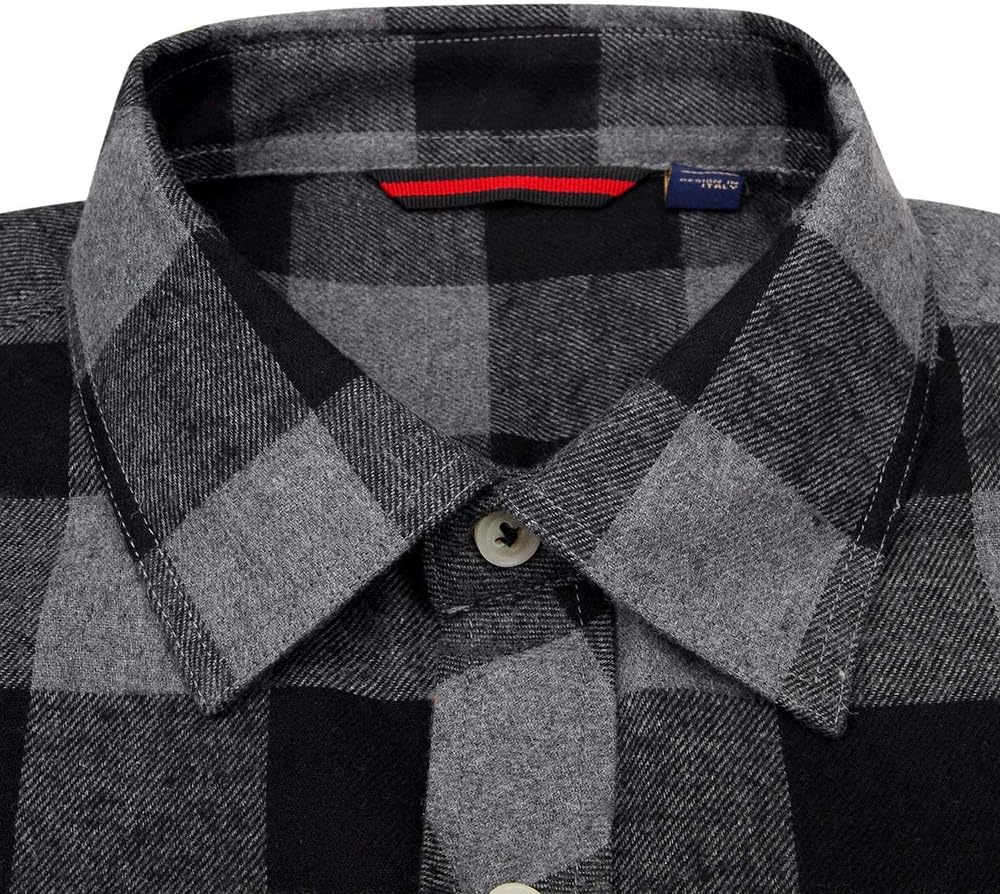 💫Clearance Sale🔥Men's Flannel Shirt Long Sleeve Button Down 100% Cotton