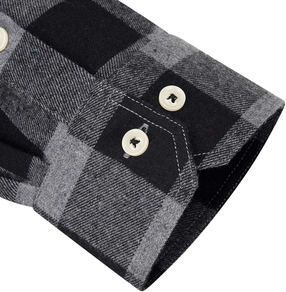💫Clearance Sale🔥Men's Flannel Shirt Long Sleeve Button Down 100% Cotton