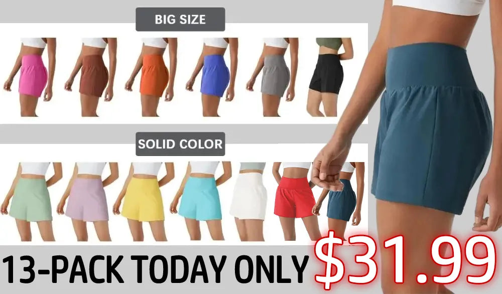 💝Last day promotion⏰Piece Softlyzero Airy Super High Waisted  Cool Touch Yoga Shorts