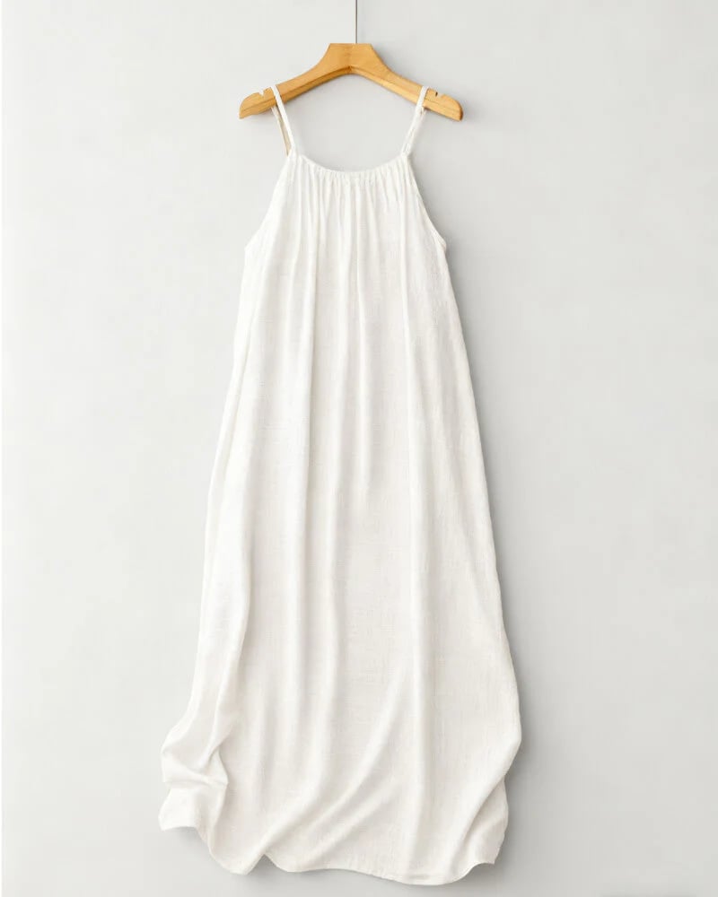 🎁LAST DAY SALE 89% OFF 🔥Women's Solid Color Backless Cami NightDress