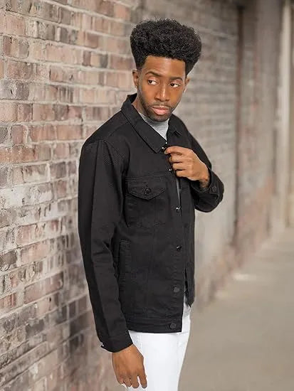 Men's Essential Colored Cotton Denim Jacket