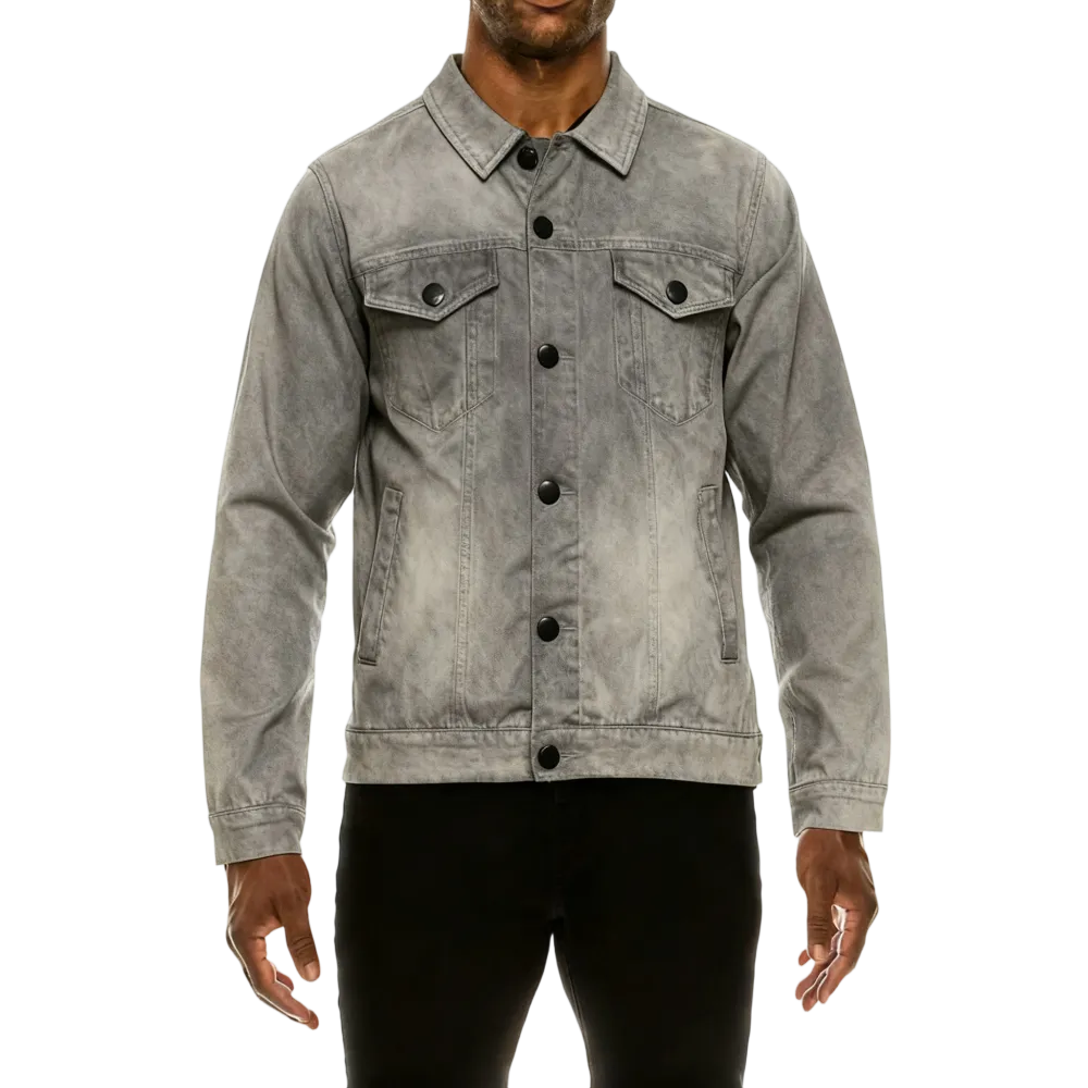 Men's Essential Colored Cotton Denim Jacket