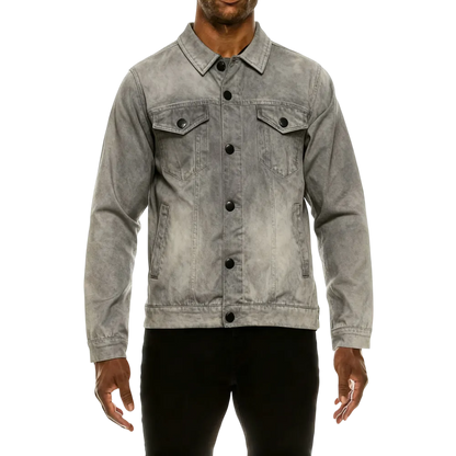 Men's Essential Colored Cotton Denim Jacket