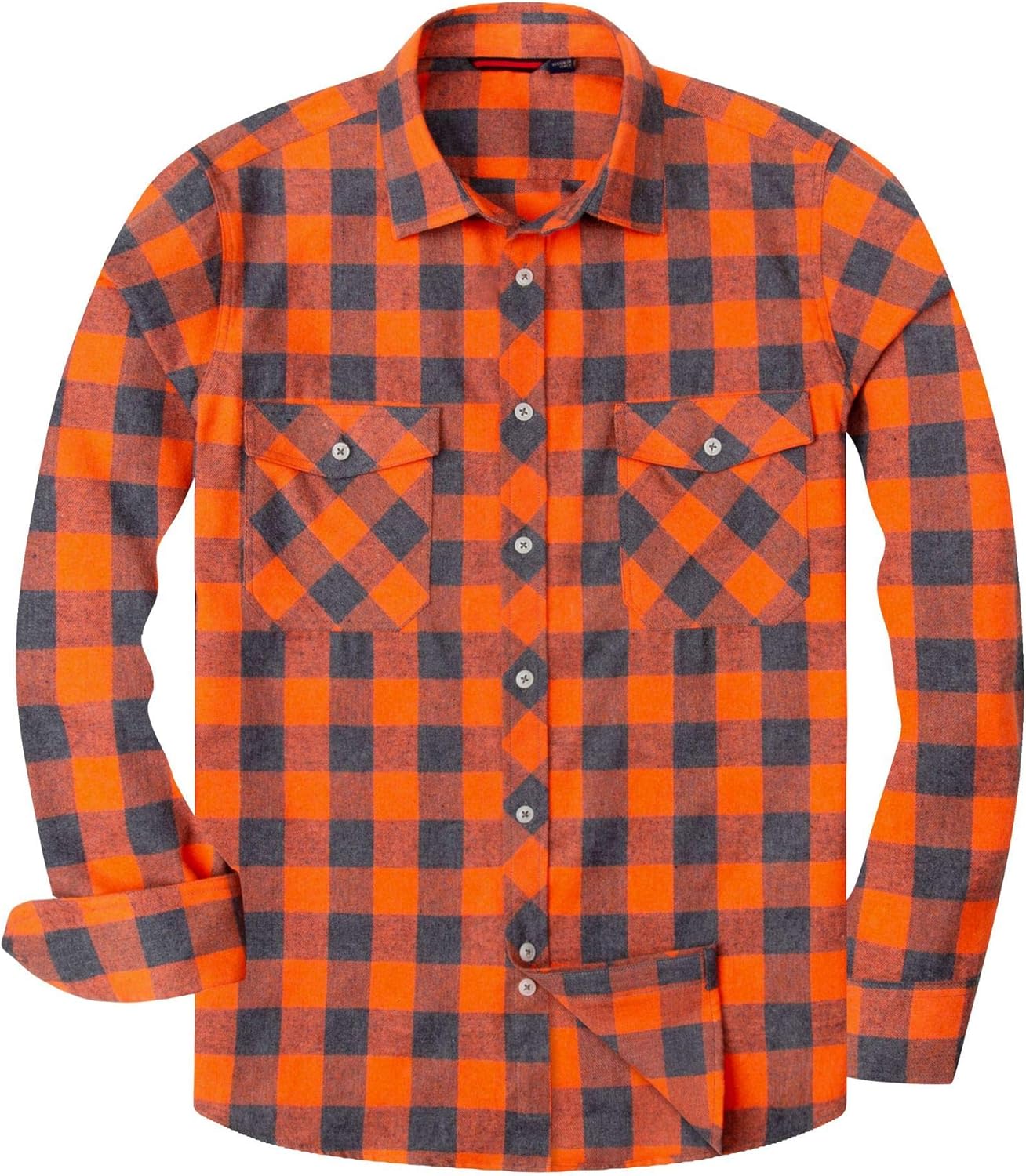 💫Clearance Sale🔥Men's Flannel Shirt Long Sleeve Button Down 100% Cotton