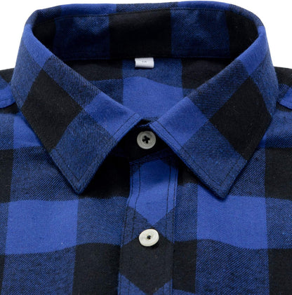 💫Clearance Sale🔥Men's Flannel Shirt Long Sleeve Button Down 100% Cotton