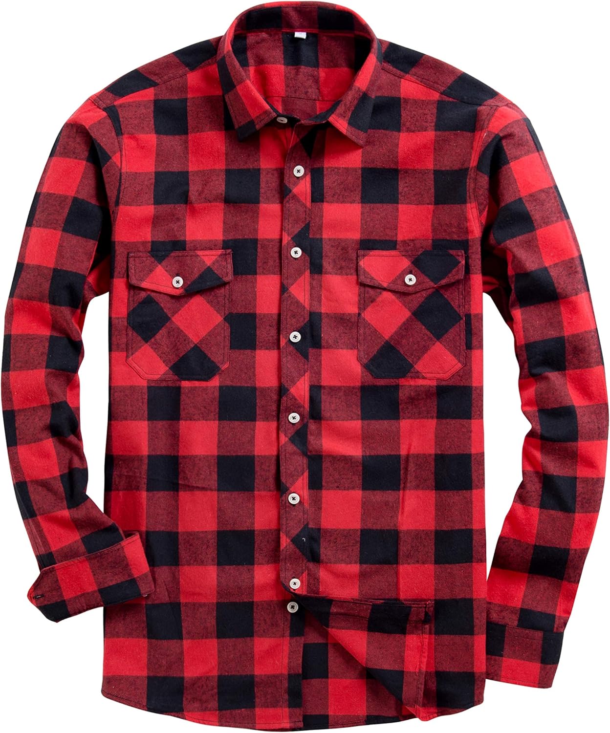 💫Clearance Sale🔥Men's Flannel Shirt Long Sleeve Button Down 100% Cotton