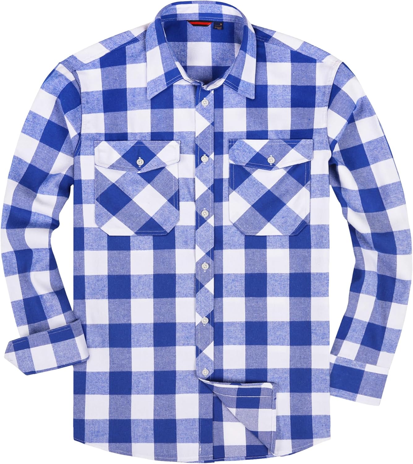 💫Clearance Sale🔥Men's Flannel Shirt Long Sleeve Button Down 100% Cotton