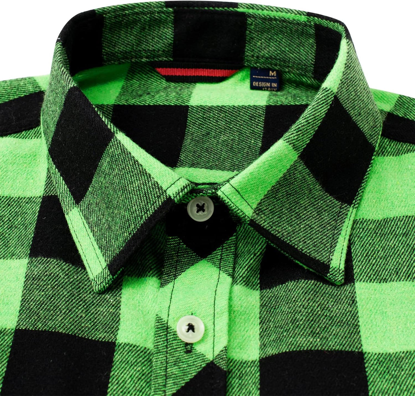 💫Clearance Sale🔥Men's Flannel Shirt Long Sleeve Button Down 100% Cotton