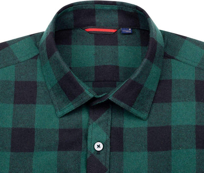 💫Clearance Sale🔥Men's Flannel Shirt Long Sleeve Button Down 100% Cotton