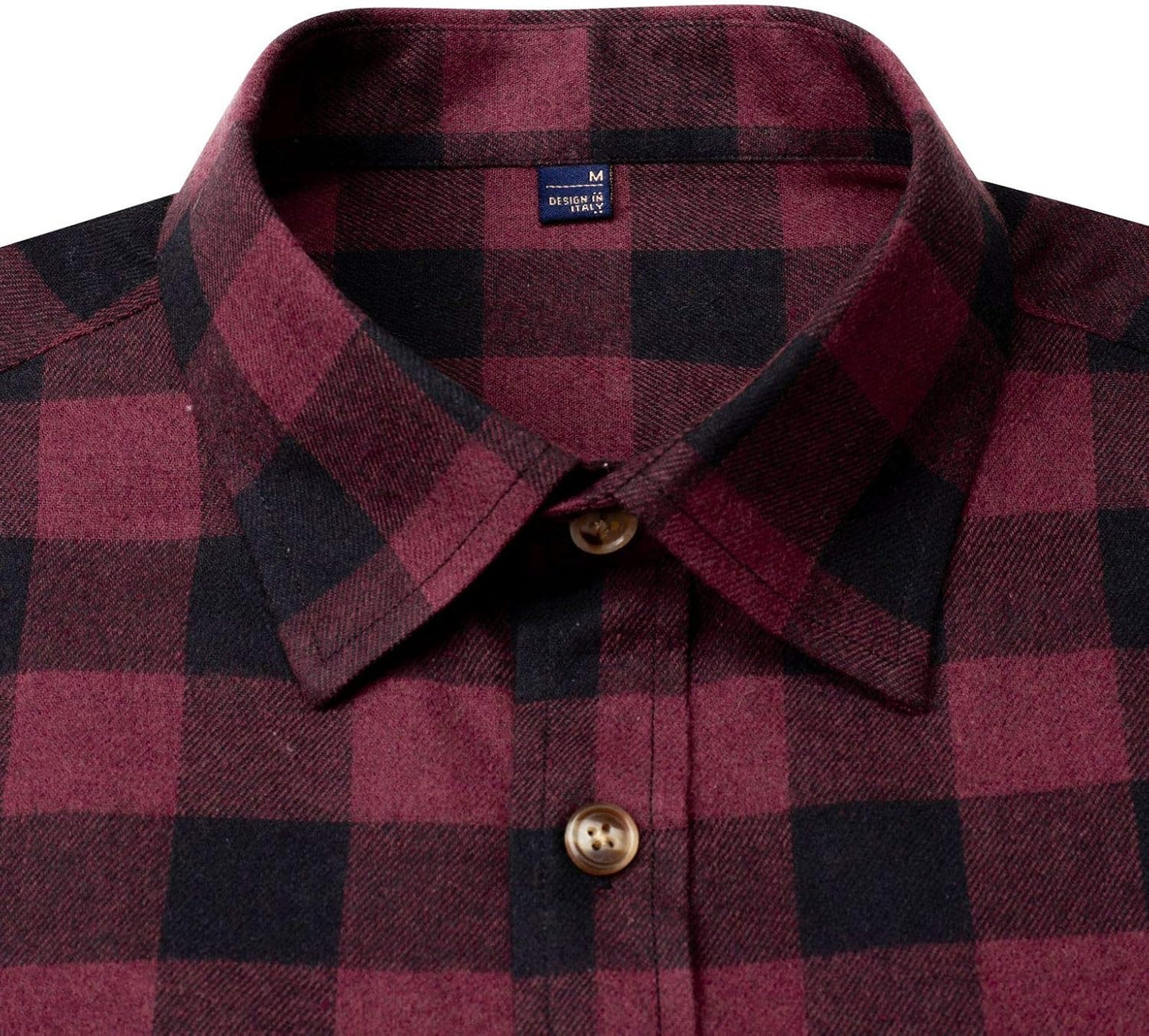 💫Clearance Sale🔥Men's Flannel Shirt Long Sleeve Button Down 100% Cotton