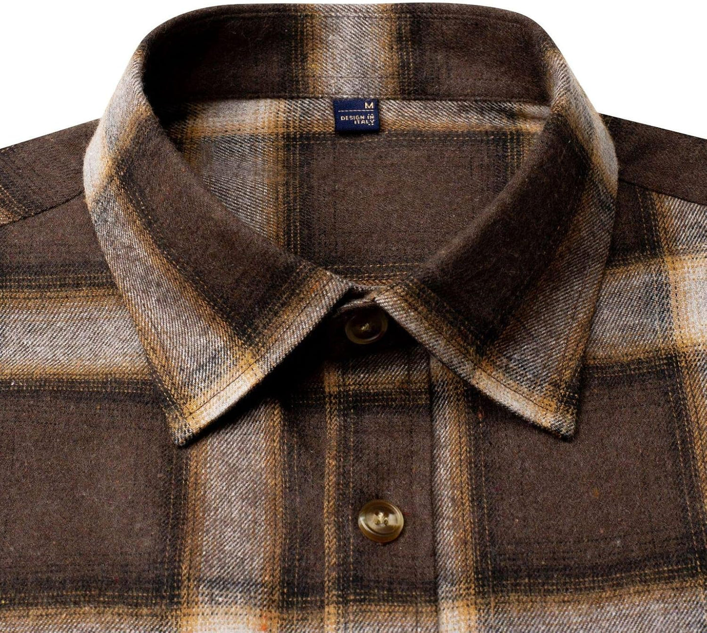 💫Clearance Sale🔥Men's Flannel Shirt Long Sleeve Button Down 100% Cotton