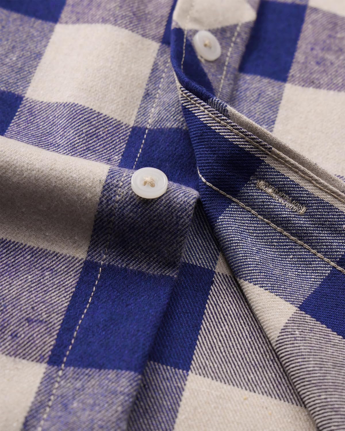 💫Clearance Sale🔥Men's Flannel Shirt Long Sleeve Button Down 100% Cotton