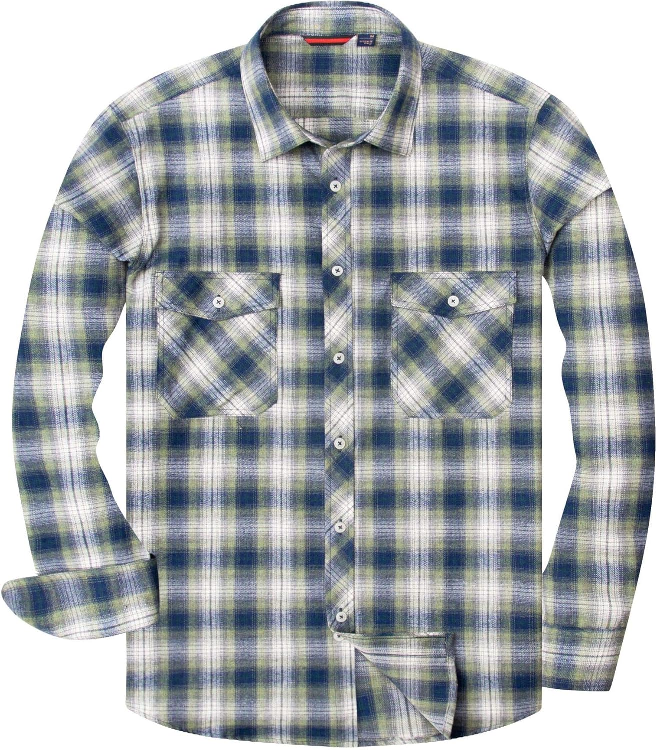 💫Clearance Sale🔥Men's Flannel Shirt Long Sleeve Button Down 100% Cotton