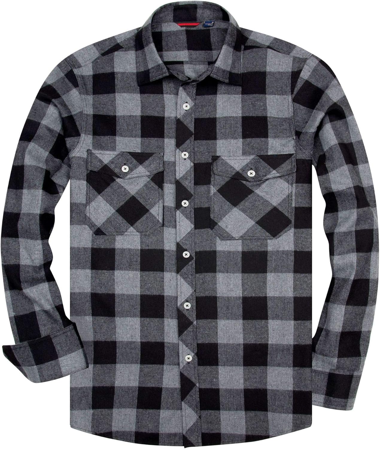 💫Clearance Sale🔥Men's Flannel Shirt Long Sleeve Button Down 100% Cotton