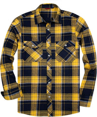 Yellow Navy Plaid