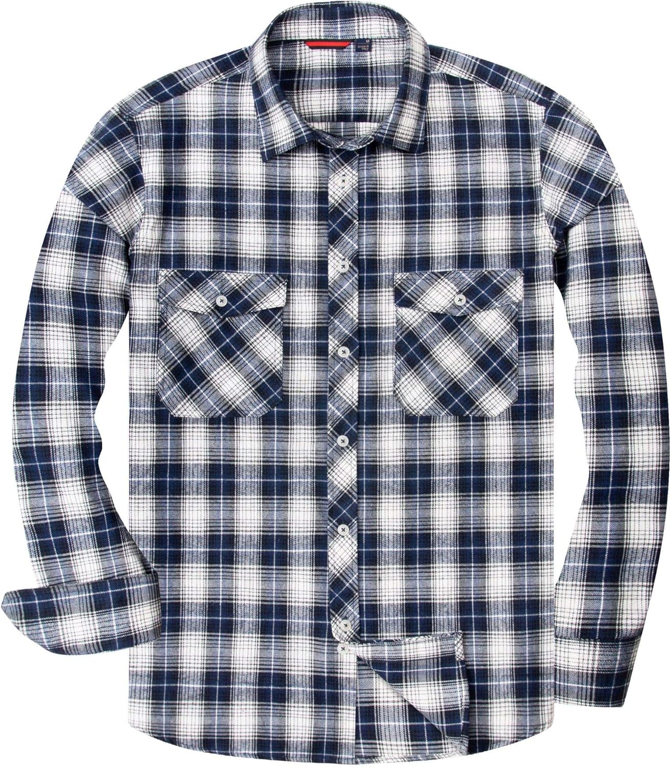 💫Clearance Sale🔥Men's Flannel Shirt Long Sleeve Button Down 100% Cotton