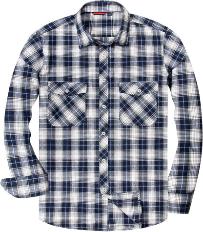 💫Clearance Sale🔥Men's Flannel Shirt Long Sleeve Button Down 100% Cotton