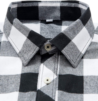 💫Clearance Sale🔥Men's Flannel Shirt Long Sleeve Button Down 100% Cotton