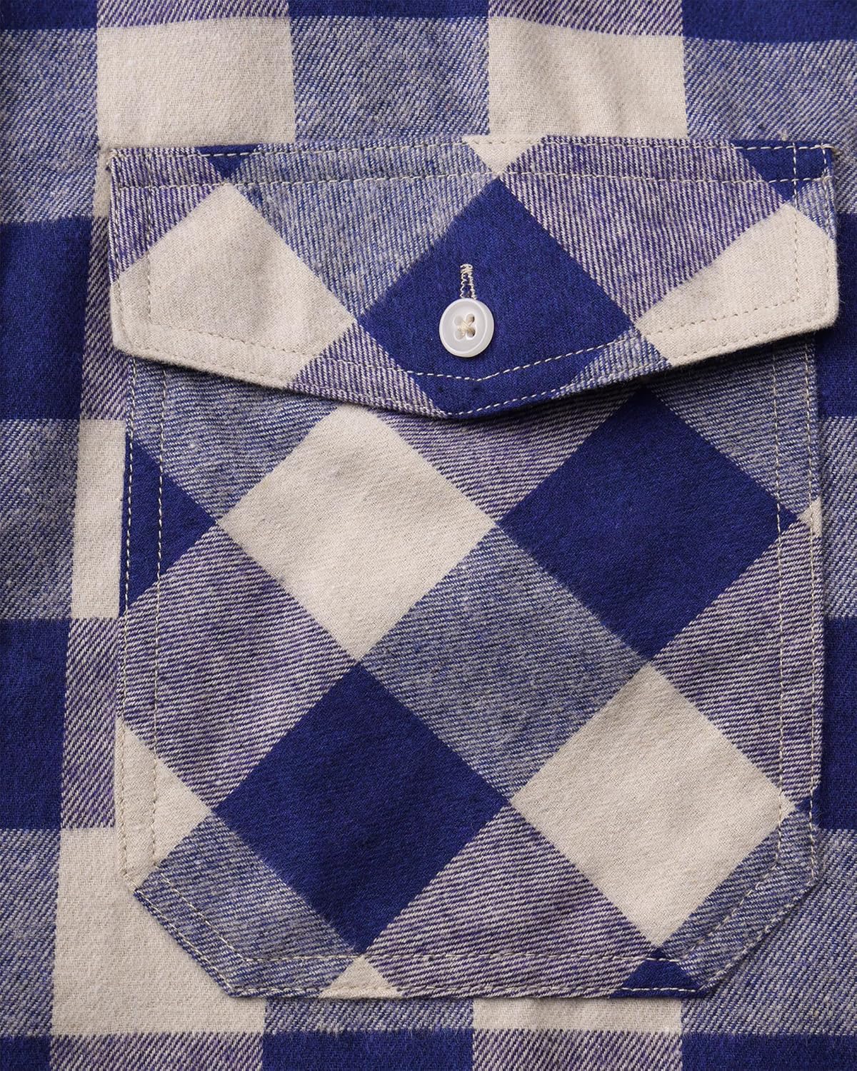 💫Clearance Sale🔥Men's Flannel Shirt Long Sleeve Button Down 100% Cotton
