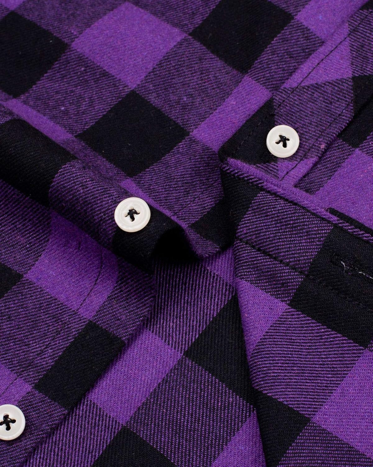 💫Clearance Sale🔥Men's Flannel Shirt Long Sleeve Button Down 100% Cotton