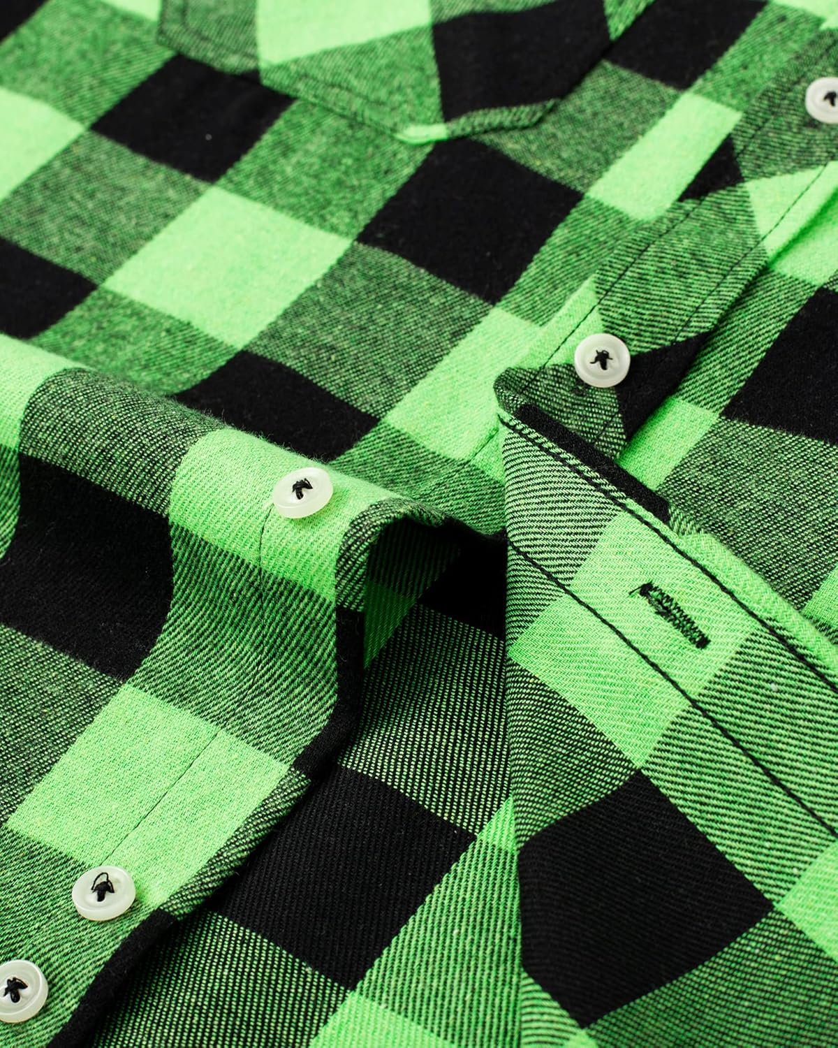 💫Clearance Sale🔥Men's Flannel Shirt Long Sleeve Button Down 100% Cotton