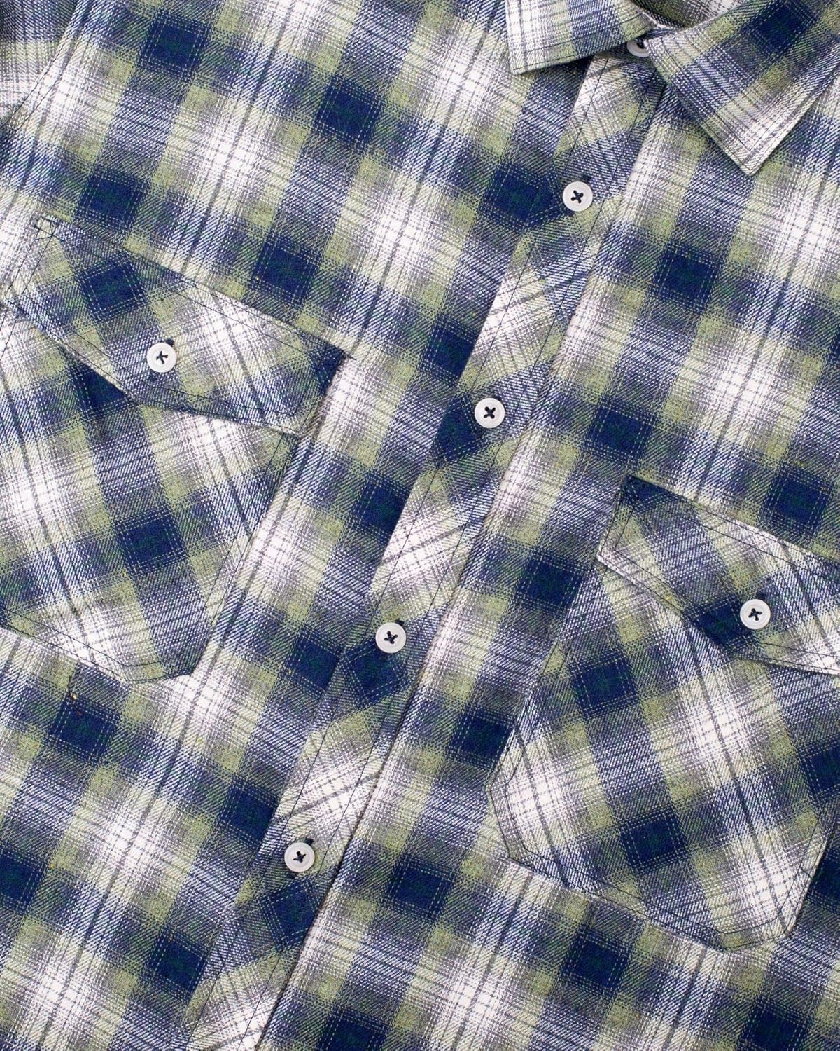 💫Clearance Sale🔥Men's Flannel Shirt Long Sleeve Button Down 100% Cotton