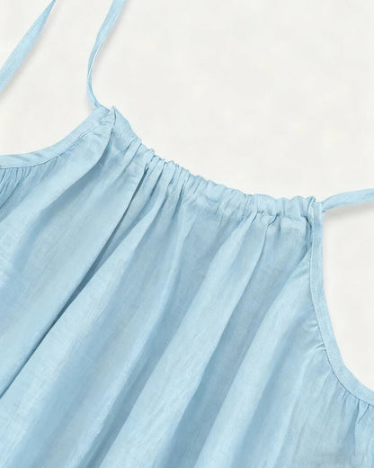 🎁LAST DAY SALE 89% OFF 🔥Women's Solid Color Backless Cami NightDress