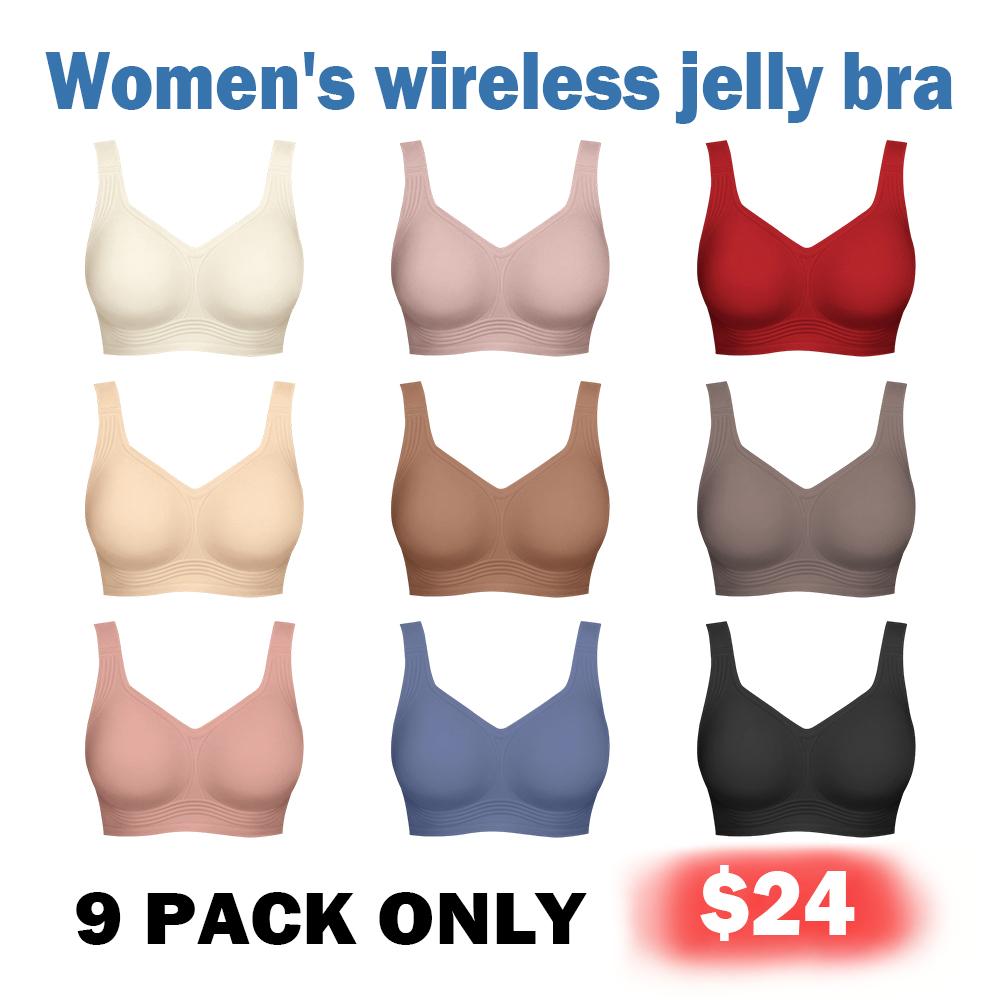 Women's Jelly Bra, Wireless Full-Coverage Everyday Bra