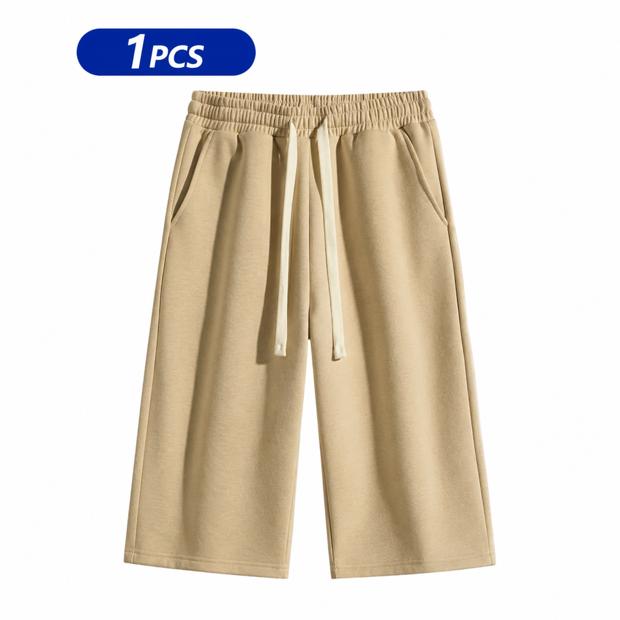 Women's Solid Color Casual Shorts with Belt, Breathable Summer Bermuda Shorts with Pockets, Relaxed Fit Everyday Shorts|Gender-Neutral Style