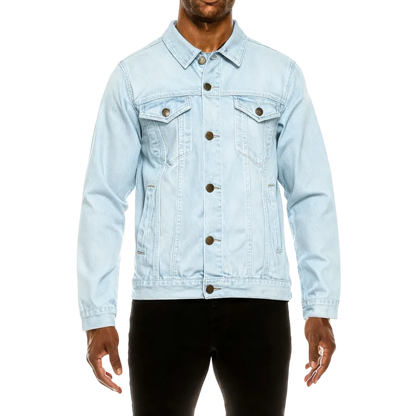 Men's Essential Colored Cotton Denim Jacket